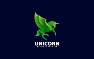 Unicorn Gradient Logo Template