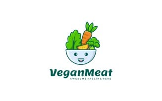 Vegetables Color Mascot Logo