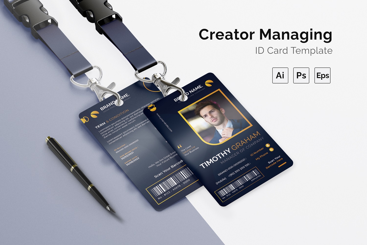 Template #188128 Id Identity Webdesign Template - Logo template Preview