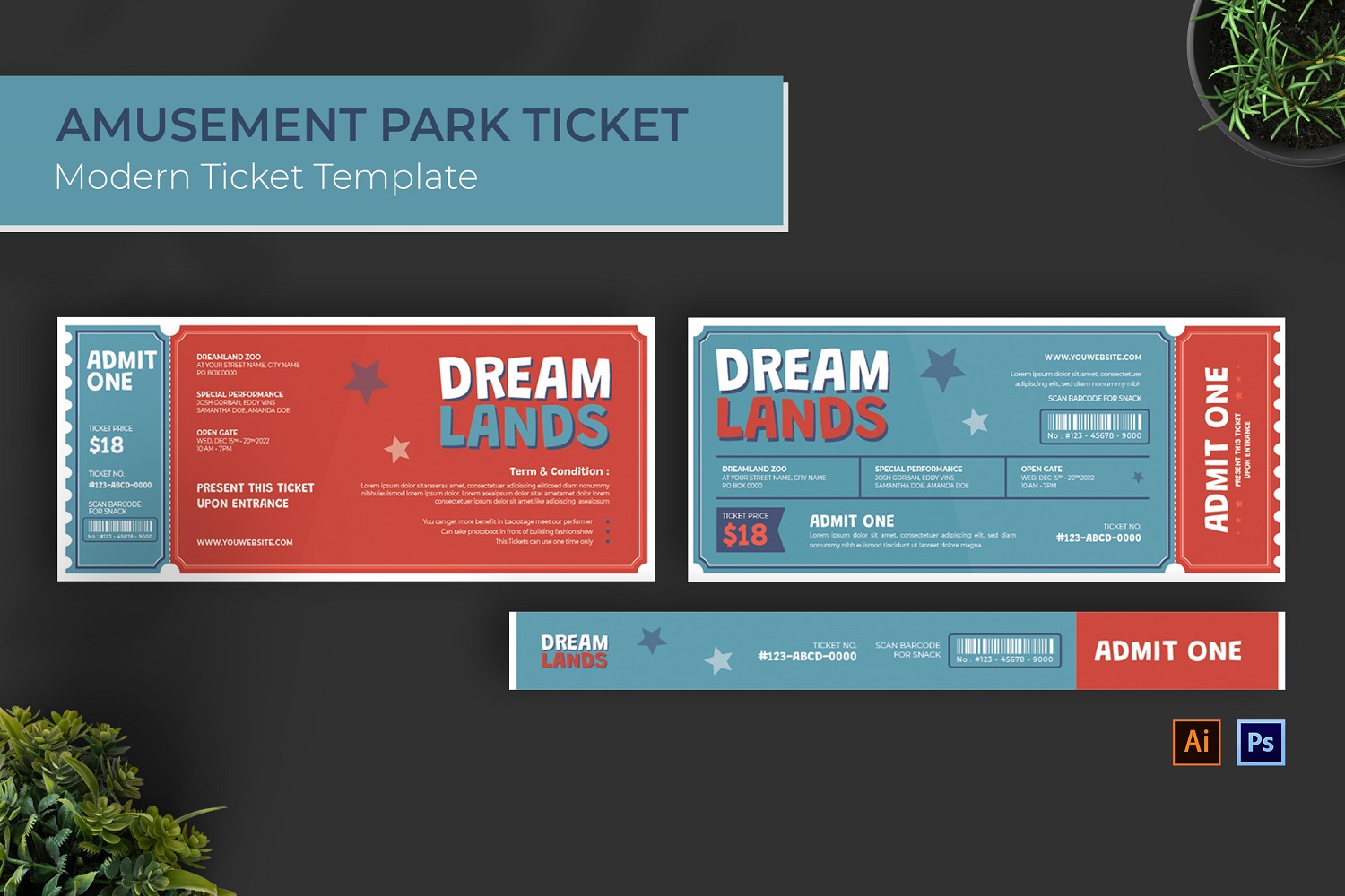 Kit Graphique #188139 Ticket Business Divers Modles Web - Logo template Preview