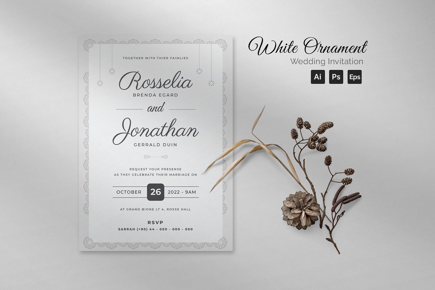 Template #188169 Card Design Webdesign Template - Logo template Preview