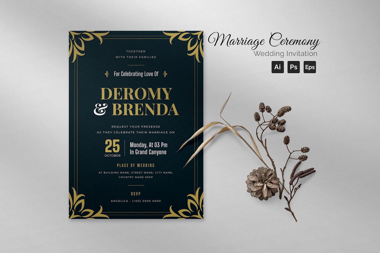 Template #188173 Card Design Webdesign Template - Logo template Preview