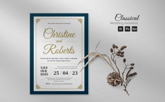 Classical Wedding Invitation