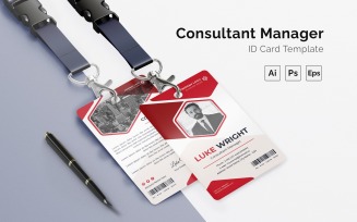 Consultant Manager Id Card