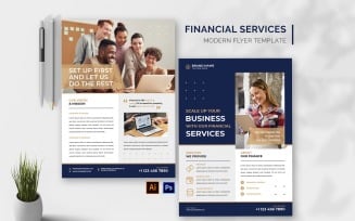 Financial Services Flyer Print Template