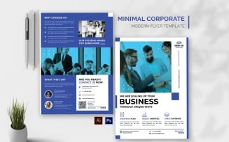Minimal Corporate Solution Flyer