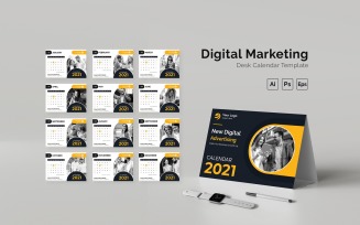 Digital Marketing Desk Calendar