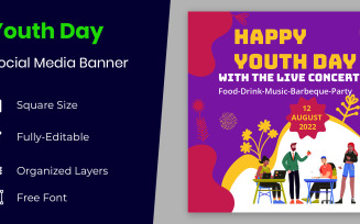 International Youth Day Social Poster Making