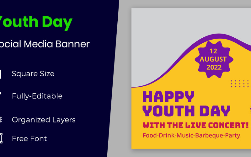 National Youth Day Poster Drawing Social Media