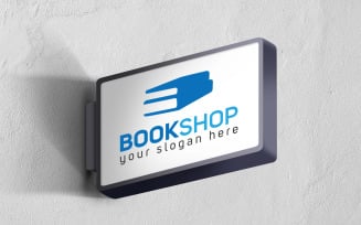 Book Shop Logo Design Template