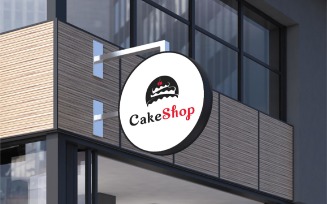 Cake Shop Logo Design Template