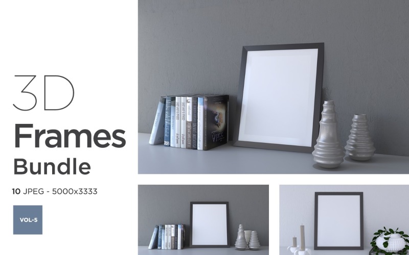 Empty Photo Frame Mockup Set Vol-05 Product Mockup
