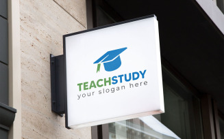 Teach Study Logo Design Template