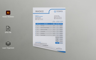 Creative Invoice Design Template