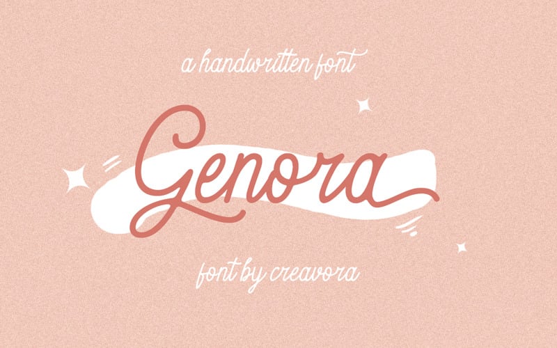 Genora - Beautiful Script Font