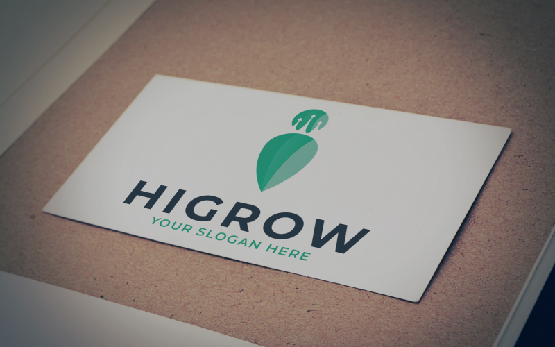 Hi Growth And Development Logo- Adobe Illustrator File- Fully Vector Logo Template