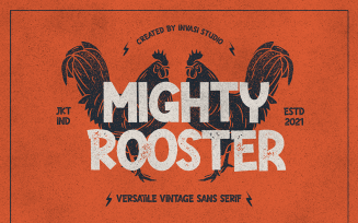 Mighty Rooster - Versatile Vintage Fonts