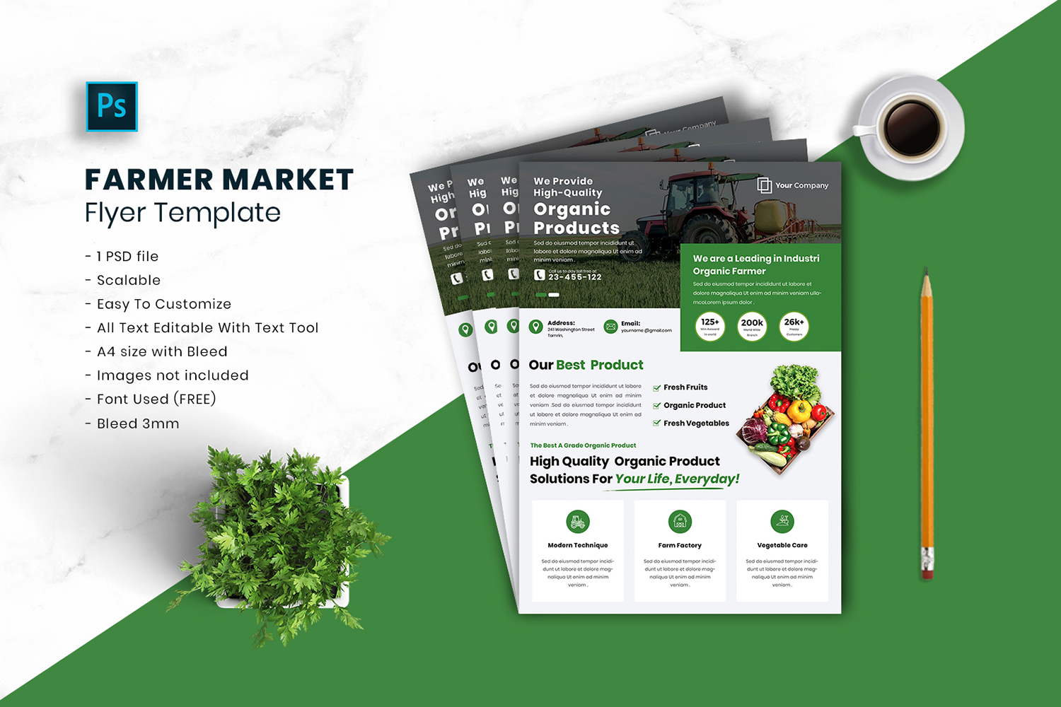 Template #188519 Health Vegetables Webdesign Template - Logo template Preview