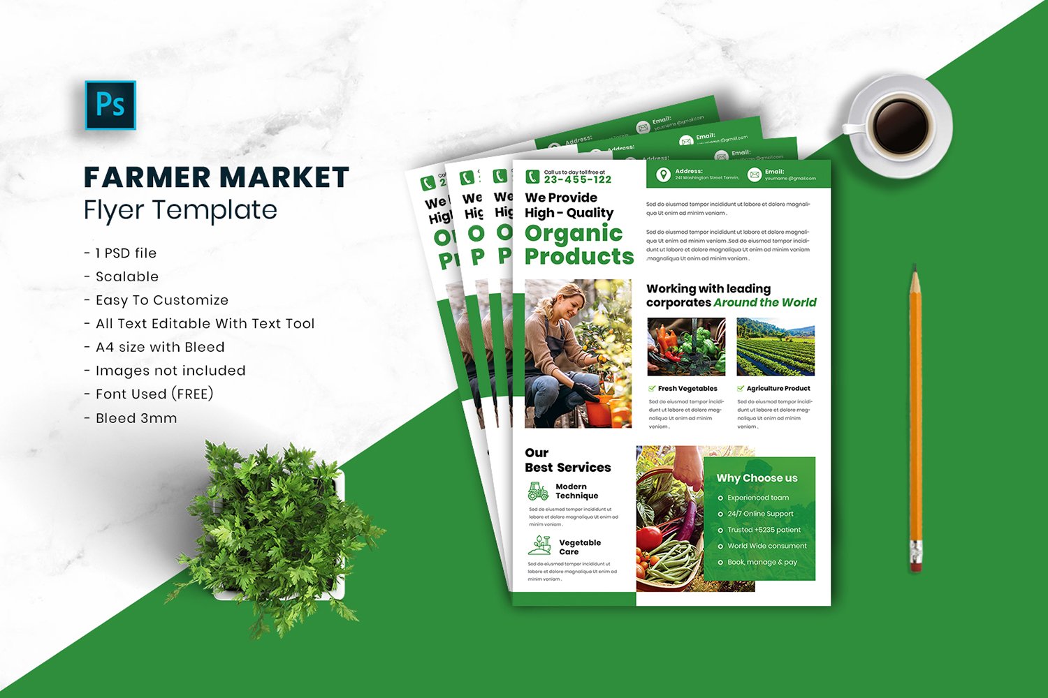 Template #188521 Health Vegetables Webdesign Template - Logo template Preview