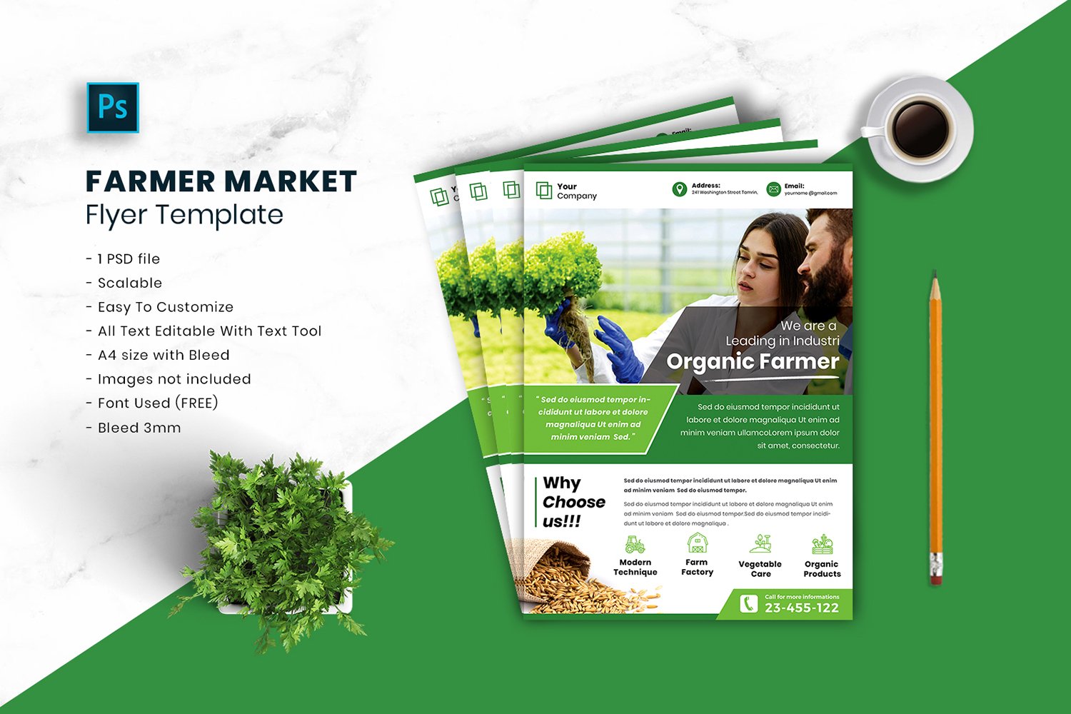 Template #188525 Health Vegetables Webdesign Template - Logo template Preview
