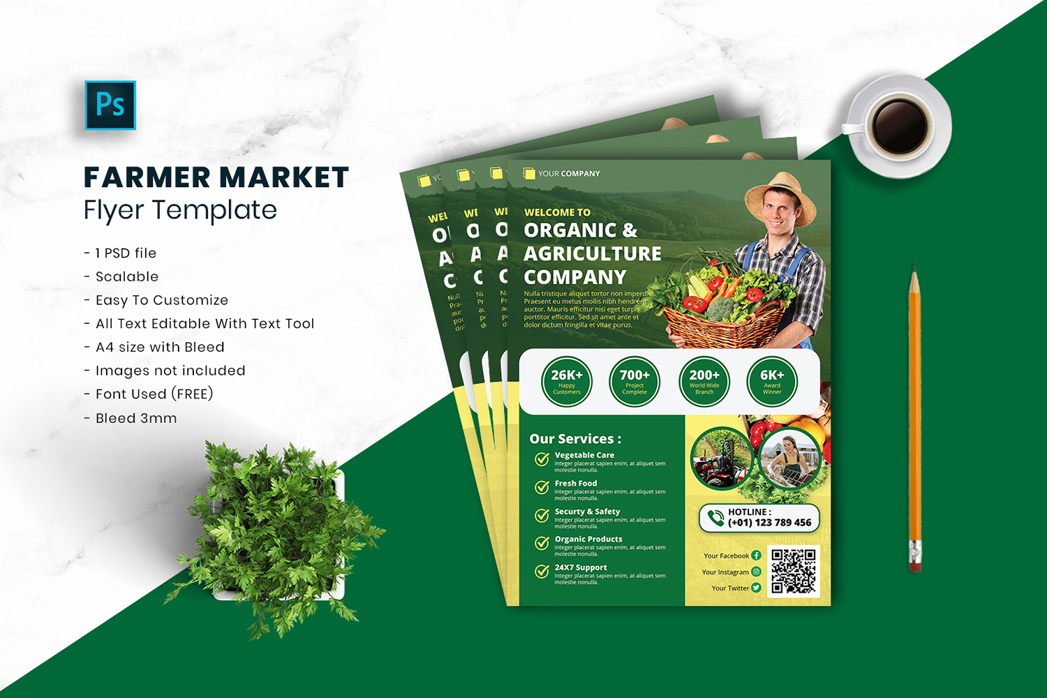 Template #188529 Health Vegetables Webdesign Template - Logo template Preview