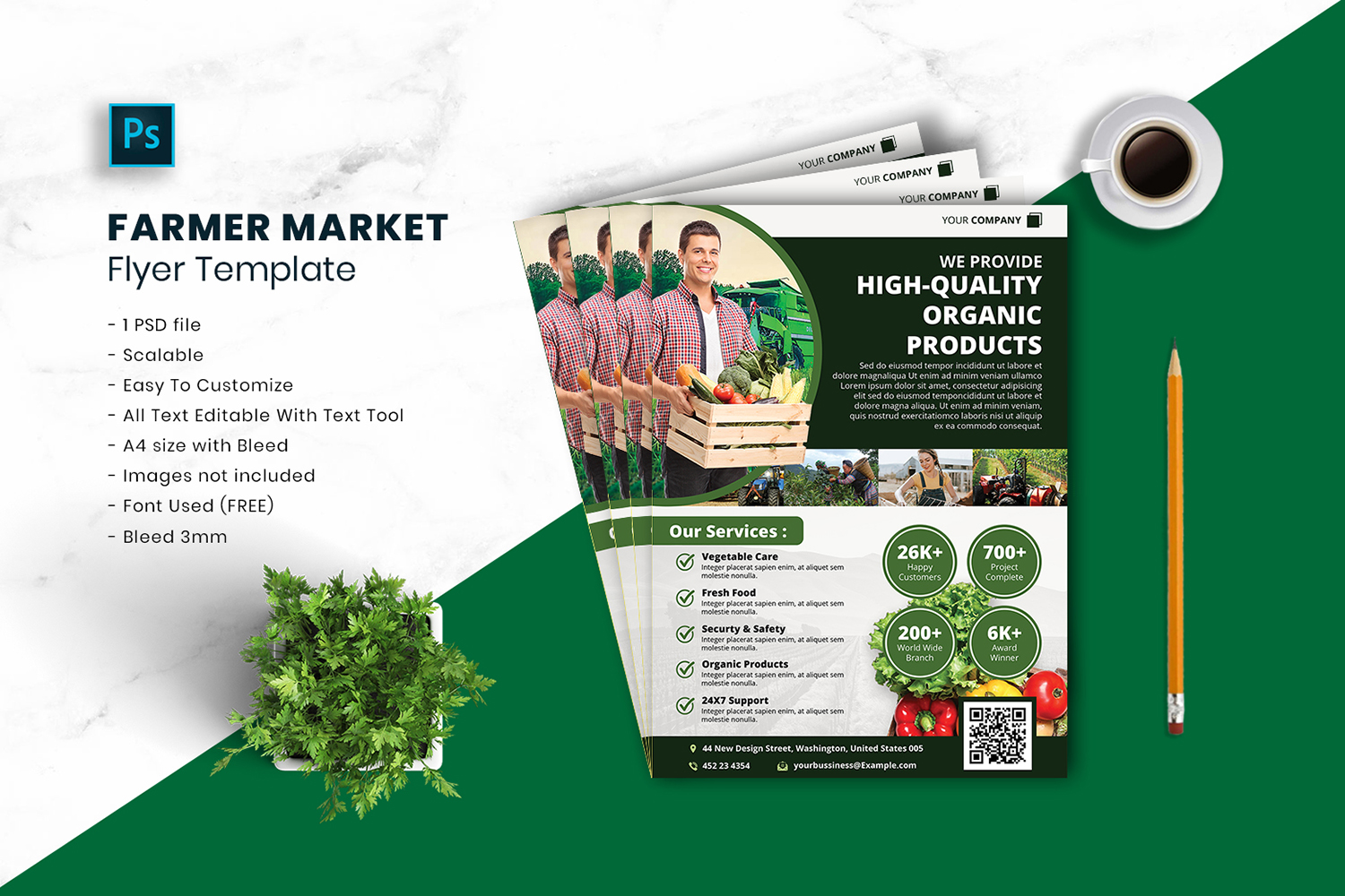 Template #188530 Health Vegetables Webdesign Template - Logo template Preview