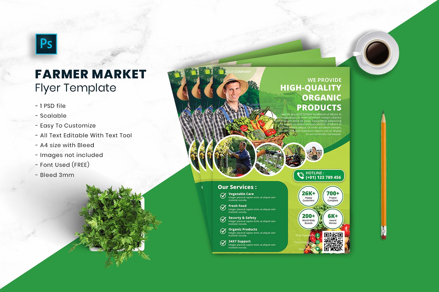 Template #188531 Health Vegetables Webdesign Template - Logo template Preview