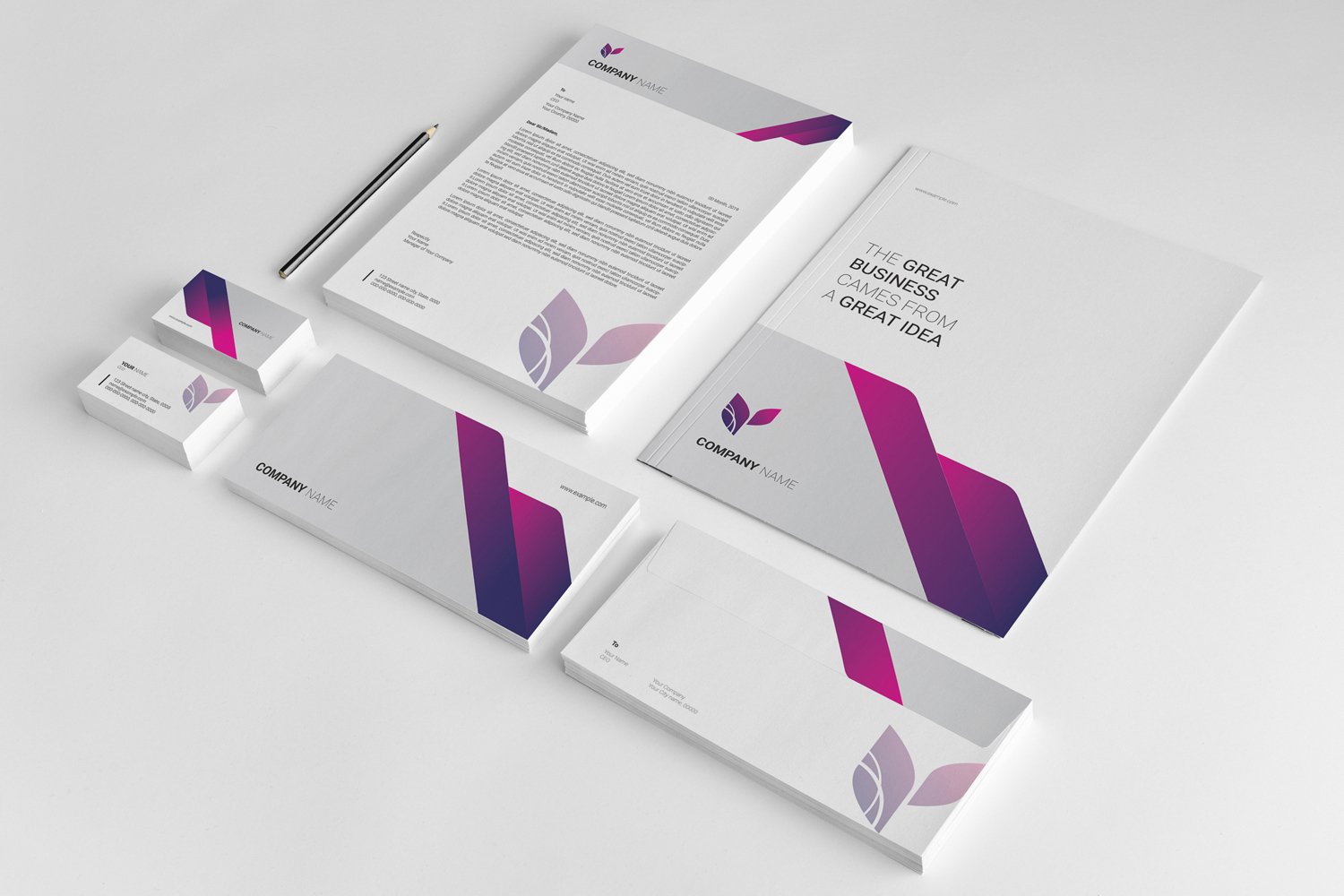 Template #188533 Corporate Stationery Webdesign Template - Logo template Preview