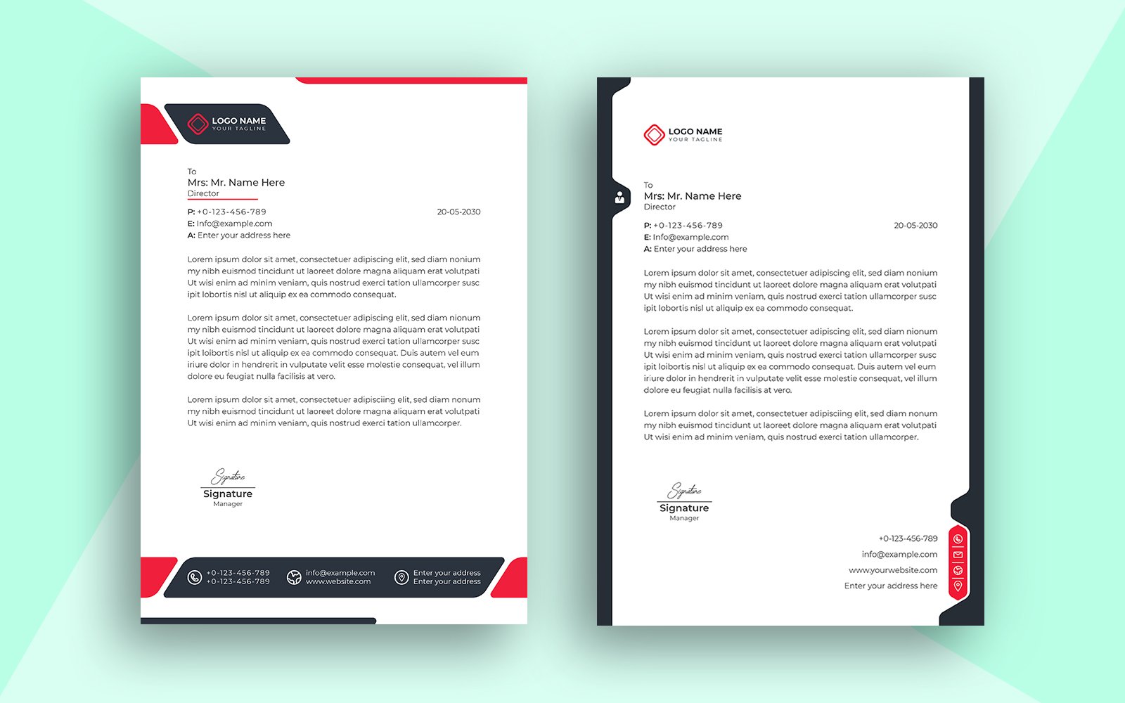 Kit Graphique #188560 Letterhead Business Divers Modles Web - Logo template Preview