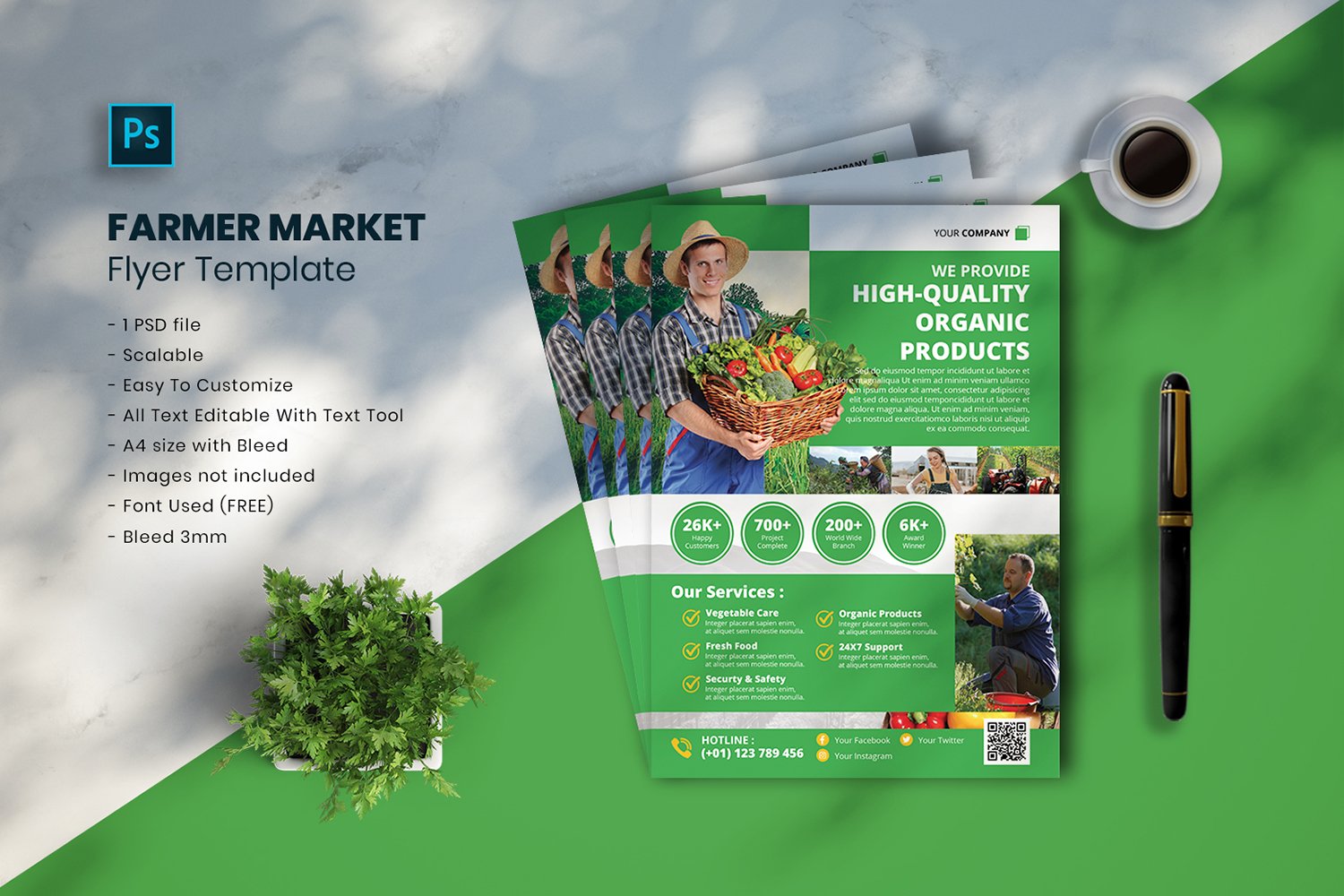 Template #188569 Health Vegetables Webdesign Template - Logo template Preview