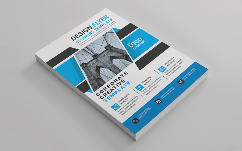 Business Flyer Template vk 3034 Corporate Identity