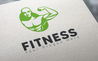 Fitness Logo Design Template
