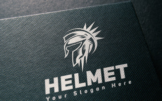 Helmet Logo Design Template