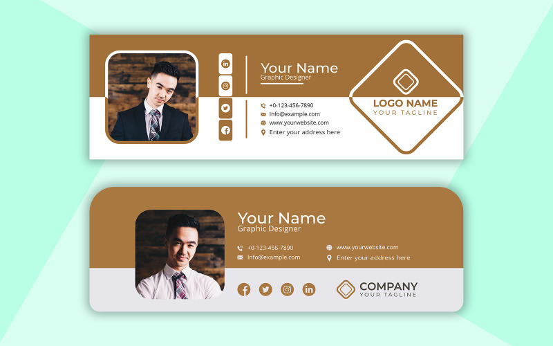 Professional Product Manager Email Signature Template Simple Design Template Corporate Identity