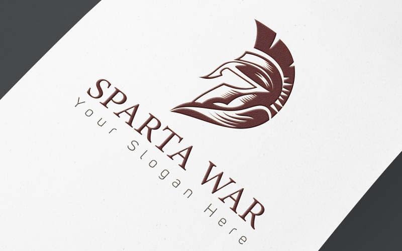 Sparta War Logo Design Template Logo Template
