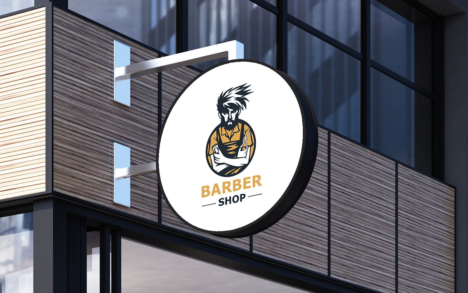 Template #188611 Cutting Barber Webdesign Template - Logo template Preview