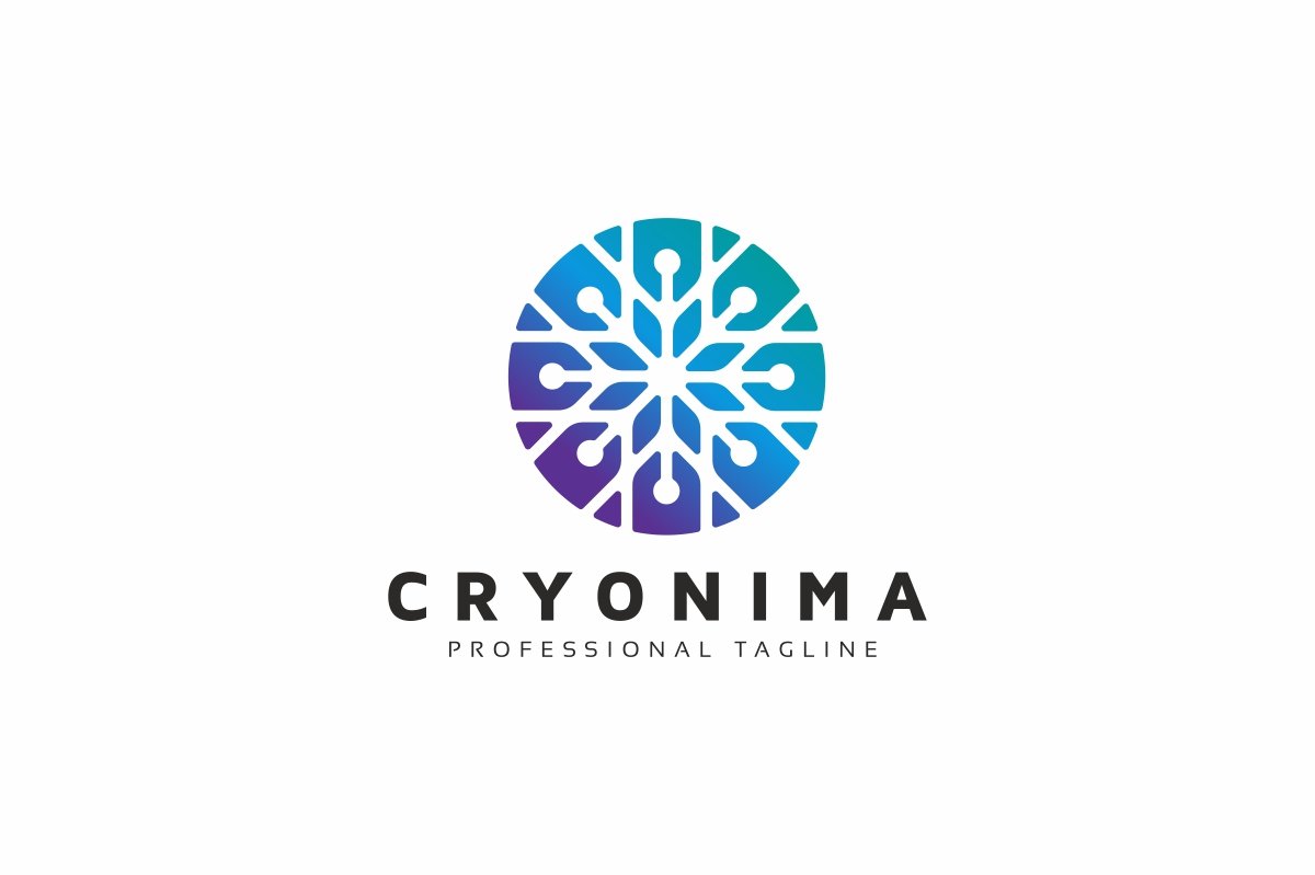 Template #188695 Coolinglogosnowsnow Removalsnowflaketechtechnologywinter Webdesign Template - Logo template Preview