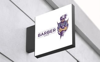 Barber Logo Design Template