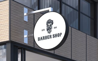 Barber Shop Logo Design Template