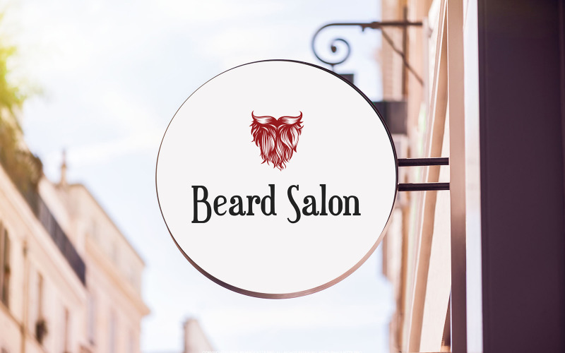 Beard Salon Logo Design Template Logo Template