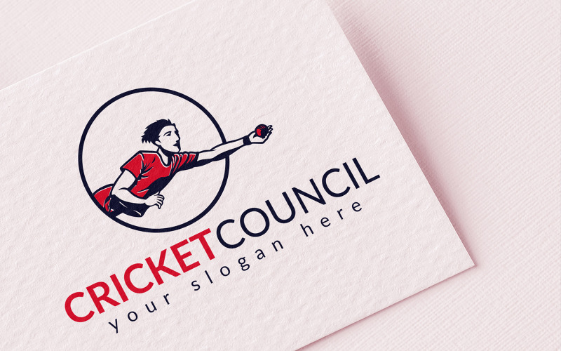 Cricket Council Logo Design Logo Template
