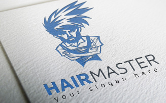 Hair Master Logo Design Template