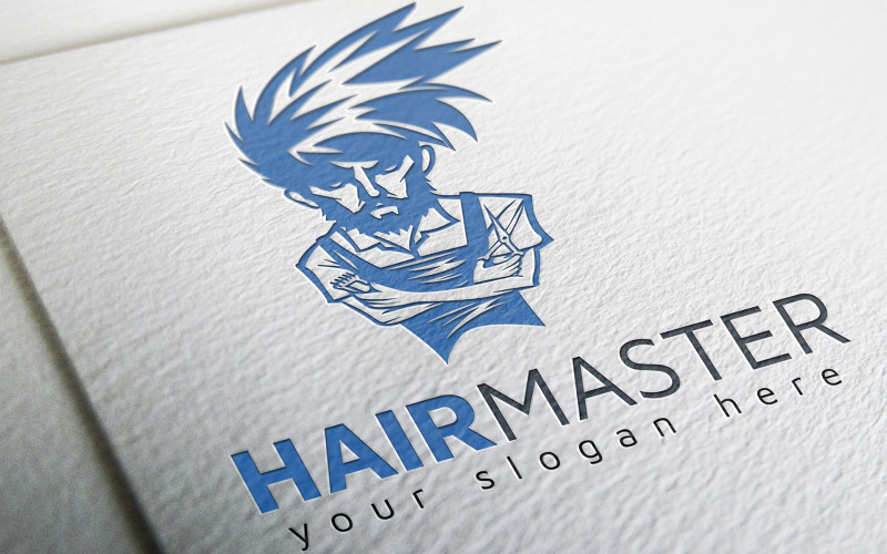 Hair Master Logo Design Template Logo Template