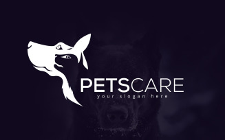 Pets Care Logo Design Template