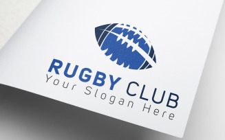 Rugby Club Logo Design Template