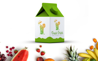 Fresh Drink Logo Design Template