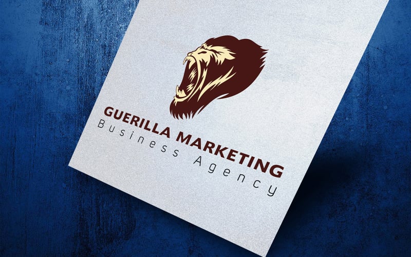Guerilla Marketing Logo Design Template Logo Template