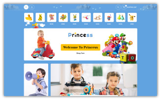 Princess - Kids store Opencart Theme