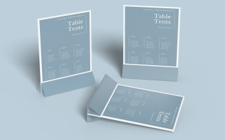 Table Tents Product Mockup