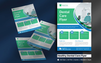 Dental Care Flyer Corporate Identity Template